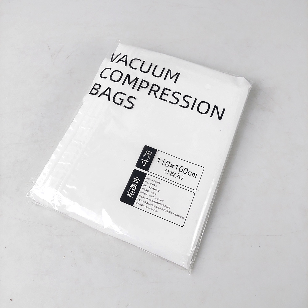 G8UI Yesbay Plastik Vakum Baju Penyimpanan Pakaian Vacuum Compression Bag 100 X110 CmYb11Transparent Or-i