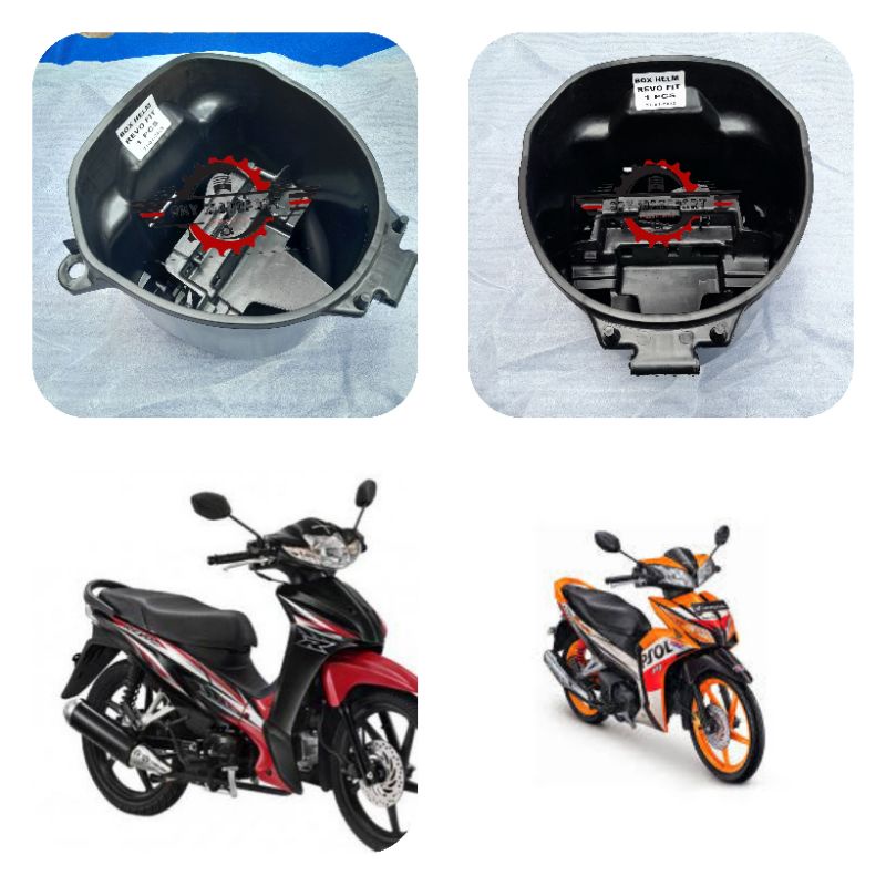 Box bagasi box helm revo fit revo fi blade 125 new