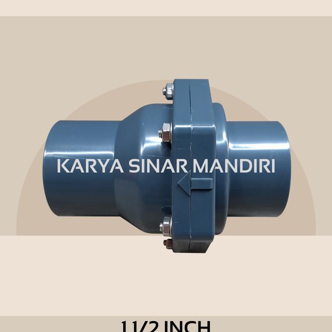 Check Valve Pvc 1 1/2 Inch Socket / Klep Tabok