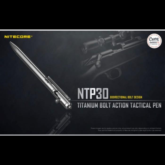 Titanium Bolt Action Tactital Pen Nitecore Ntp30