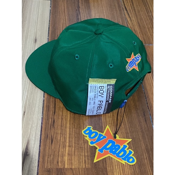 Topi Compass X Boy Pablo Hijau