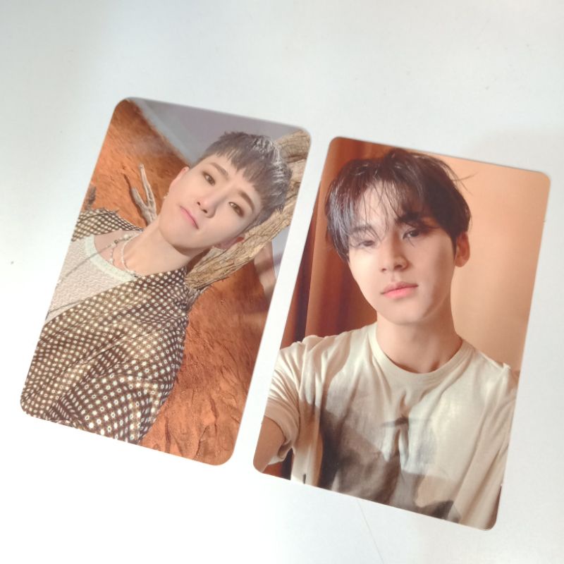 PHOTOCARD MINGYU FACE THE SUN CARAT VER SELCA PAIRING HOSHI WEVERSE/YES24