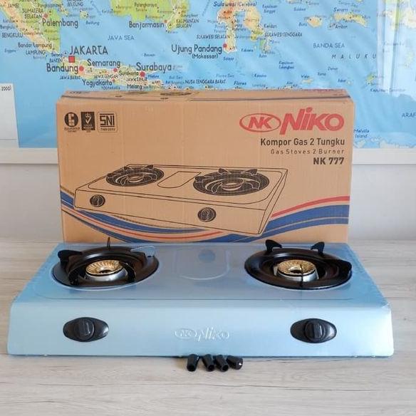 +++++] kompor niko 2 tungku stainless