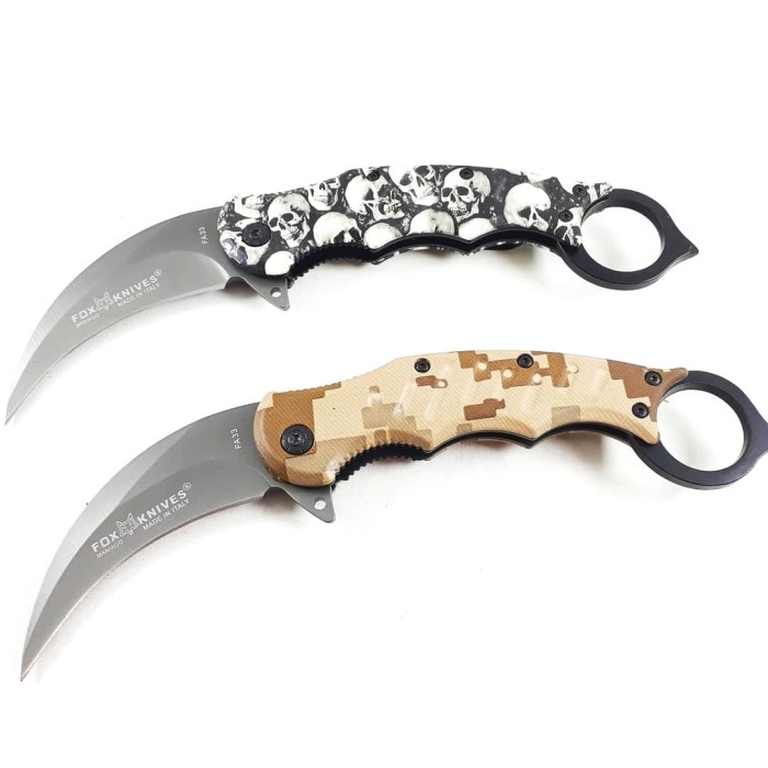 Piso Lipat Pocket Knife Fa33 Fox Knives