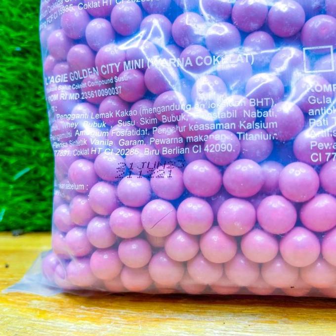 

Lagie Golden City Pink Mini Ball 1 Kg / Choco Ball Warna Pink / Halal wmf