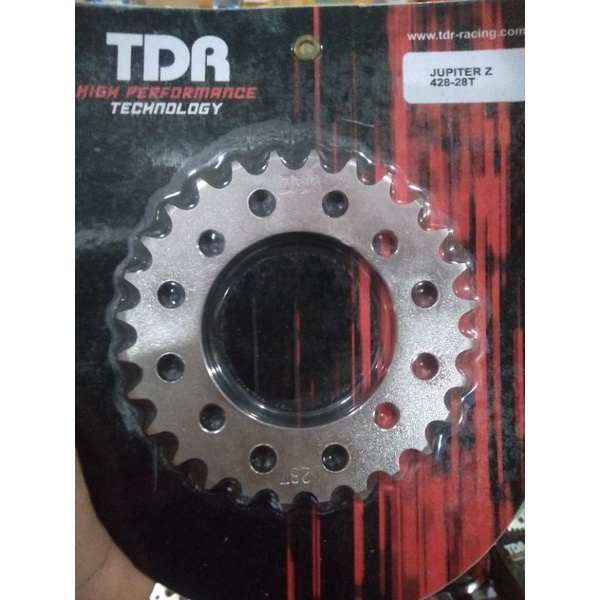 GEAR GIR BELAKANG REAR SPROCKET TDR JUPITER Z JUPITER MX RXKING 428