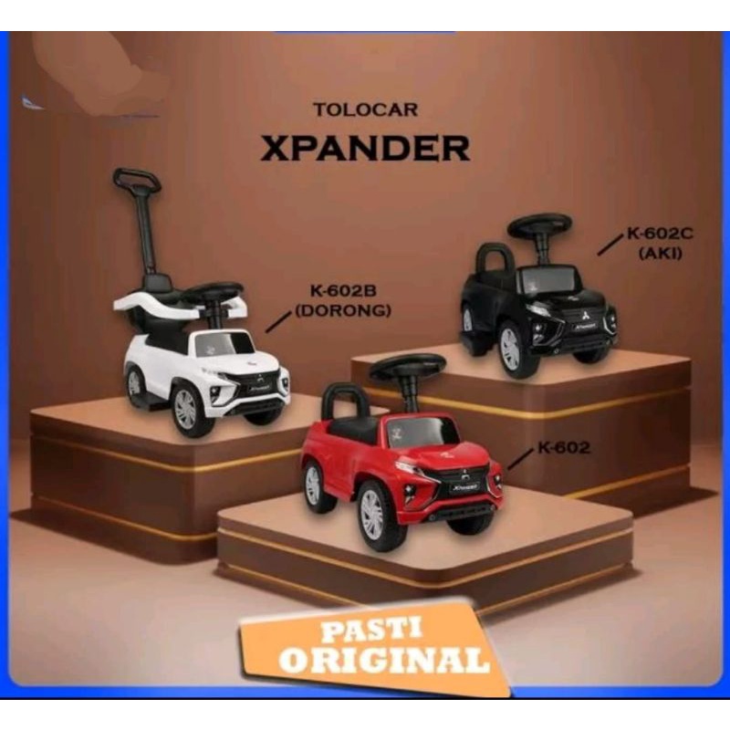 mainan mobil dorong &aki tolocar ride on. k602 k602B k602C
