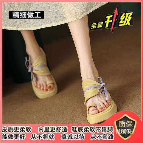 Sandal di luar model musim panas baru model bawah tebal eksplosif meledak sandal melangkah yang popu