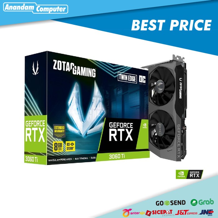 ZOTAC GAMING GeForce RTX 3060 Ti Twin Edge OC 8GB GDDR6X