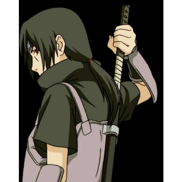 Katana Kayu Itachi uchiha  Anime naruto untuk cosplay mainan kayu 100cm