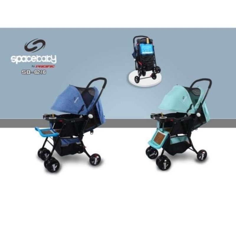 SPACE BABY Stroller SB 6216 l SB 6216  Kereta Dorong Bayi Hadap Depan Belakang