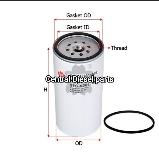 CDPS Fuel Filter Solar 1110683 53C0574 SFC-5301-10 SFC5301-10 Sakura