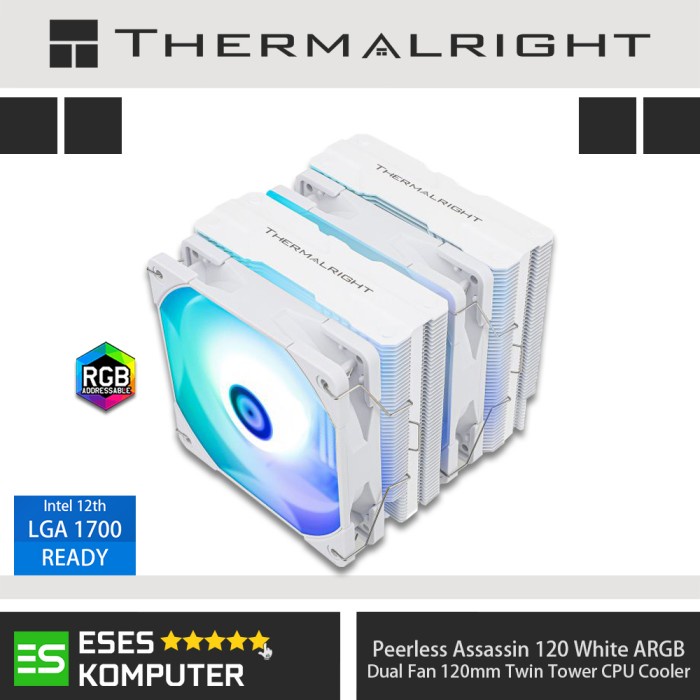 Hsf Thermalright Peerless Assassin 120 White Argb - Twin Tower Cooler