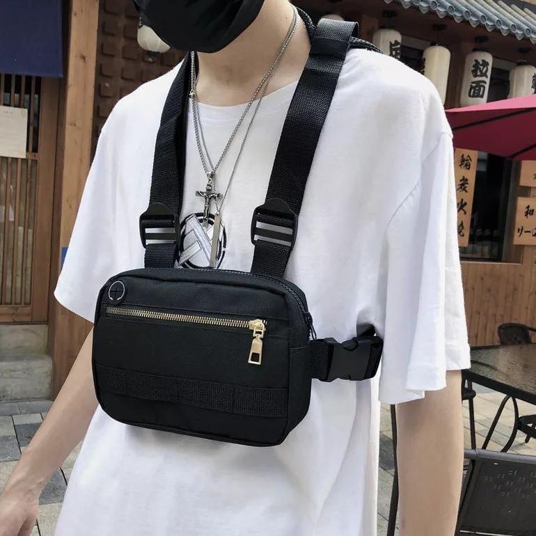 Garansi Resmi Tas Dada - Tas Selempang Motor Stylish Korea Kekinian Pria Wanita Cewek Cowok