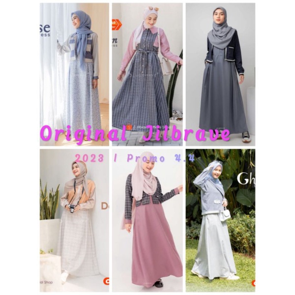Jilbrave  Ghea dress by jilbrave original Gamis promo original