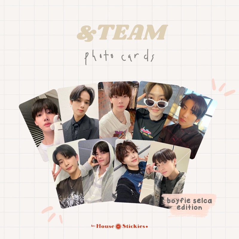 ANDTEAM &amp;TEAM Unofficial Photocard Boyfie Selca Edition Vol. 1 (Fanmade)