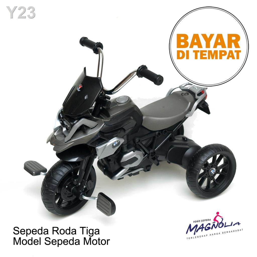 ↂ✎▦Sepeda Roda Tiga Sepeda Tricycle Anak 2 -3 Tahun Model Sepeda Motor Mainan Anak Keren