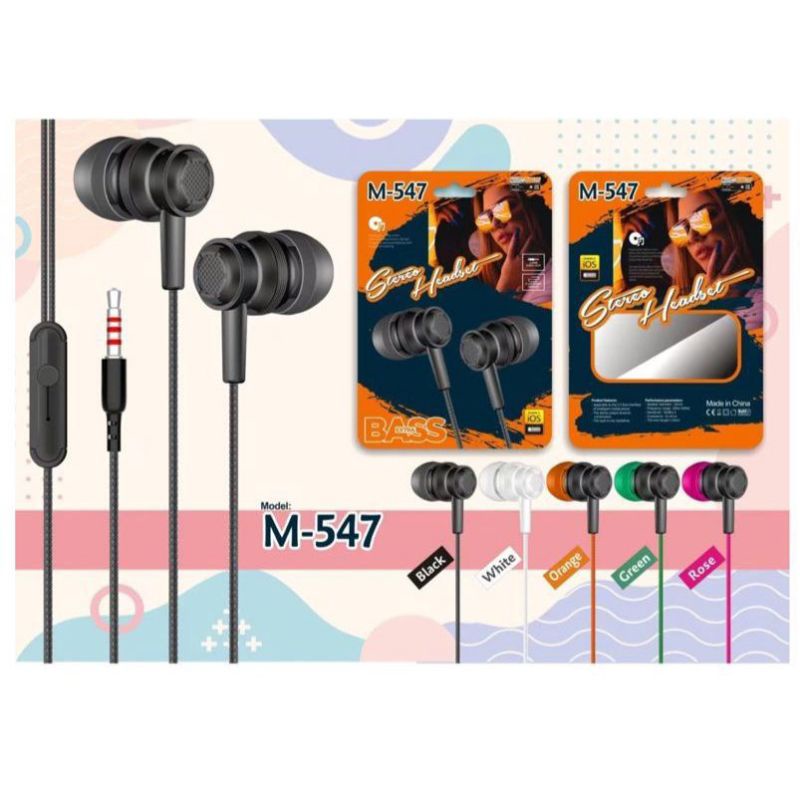 Earphone M-547