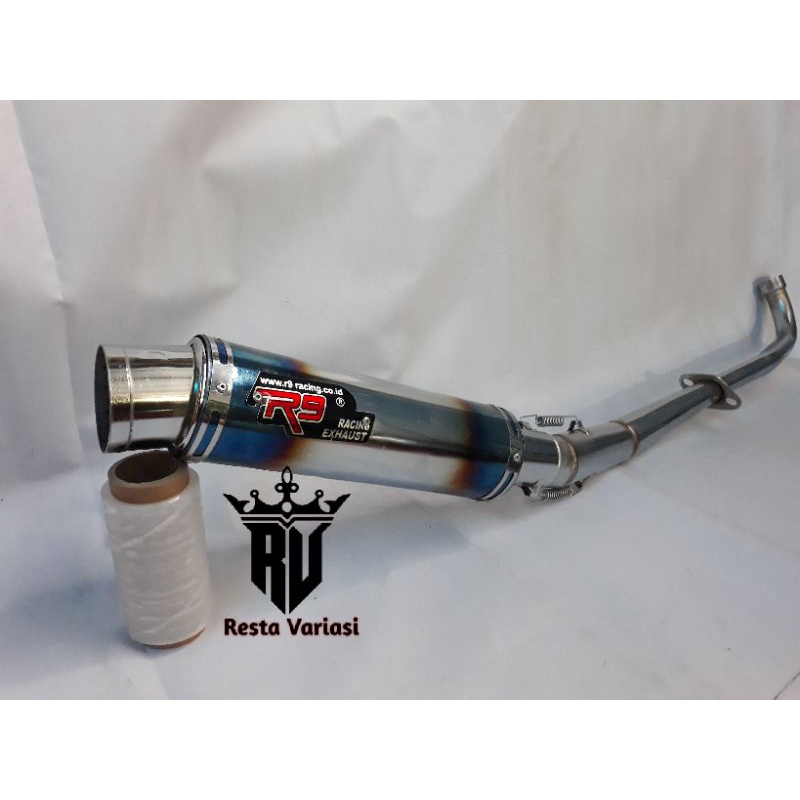 knalpot/nalpot racing motor bebek merk R9