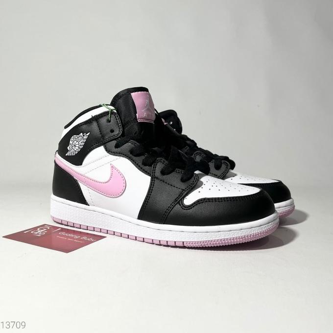 Promo Nike Air Jordan 1 Mid Arctic Pink GS BNIB ORIGINAL MATERIAL GUARANTEE