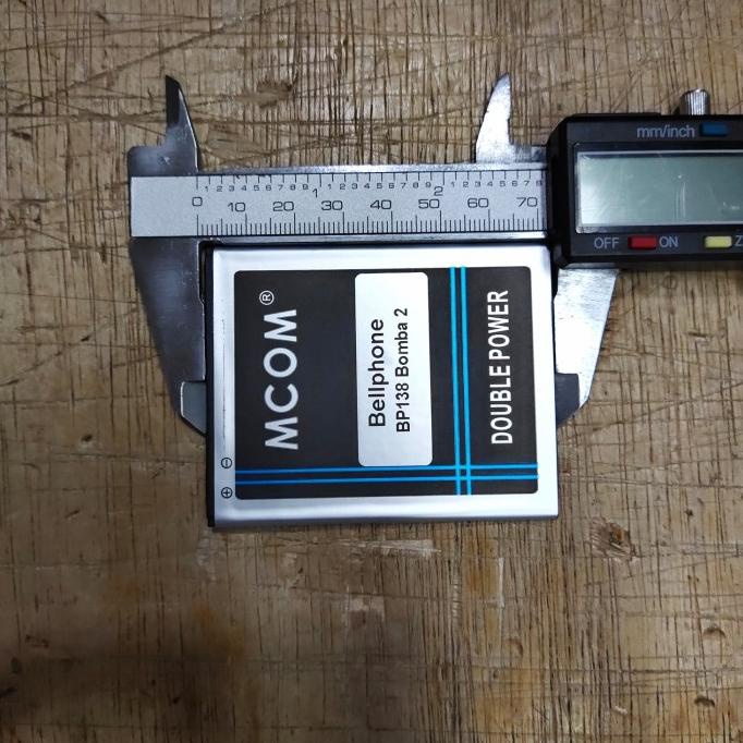 BELLPHONE BP138 BOMBA 2 baterai battrey batre batt battle mantul
