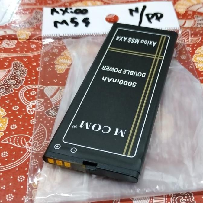 Baterai axioo AX4 M5S DOUBLE POWER battery batle batre axioo mantap