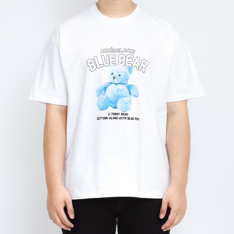 ADLV. Blue Bear White Tee