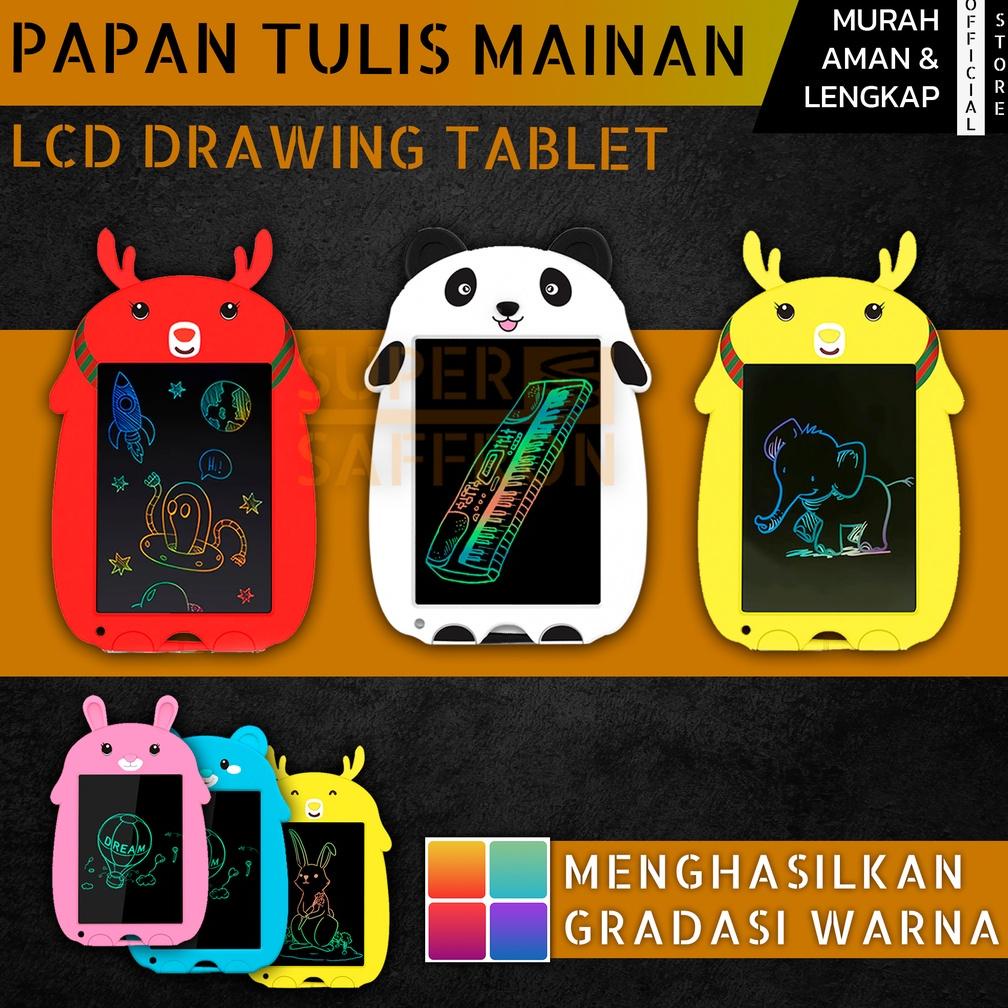 

LCD Drawing Writing Tablet Mainan Anak Menggambar Karakter Kelinci Bear Panda