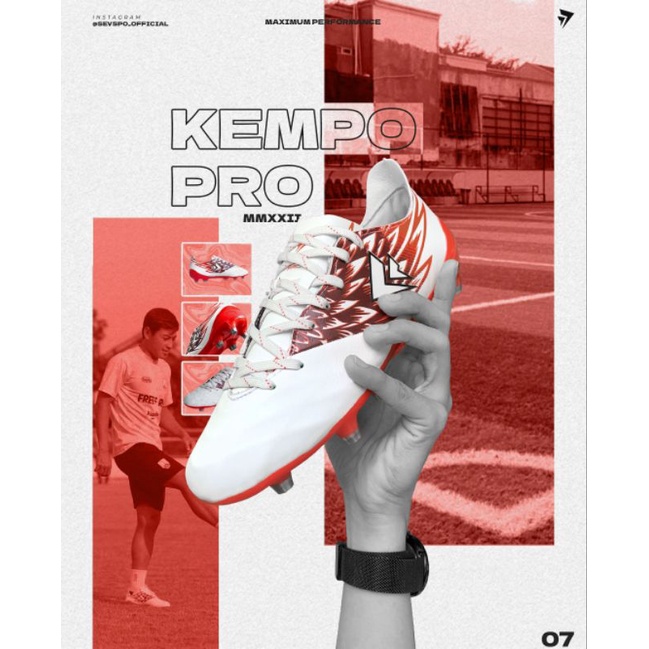 SEPATU SEPAKBOLA SEVSPO KEMPO PRO FG SINTETIS