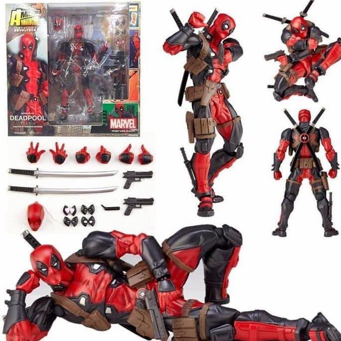 Revoltech Deadpool Amazing Yamaguchi Action Figure No 001 sale stock ready