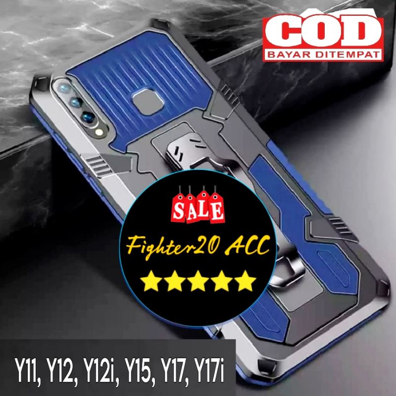 VIVO Y11 Y12 Y12i Y15 Y17 Y17i Casing Cristal Hardcase Case Robot New