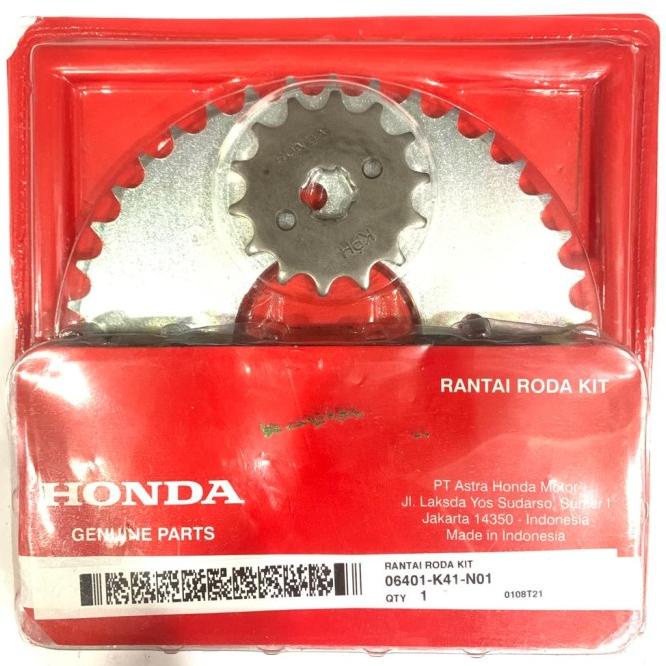 Gearset Gear Set Blade Fi Supra X 125 Fi 2014 06401-K41-N01 Asli Honda