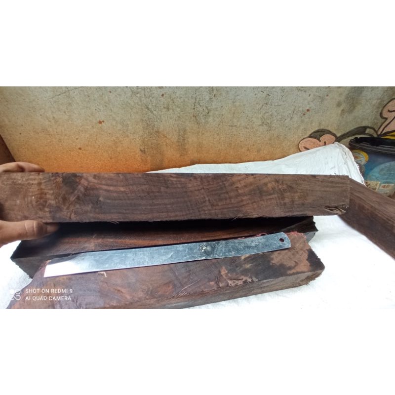 kayu sonokeling 6x6x40 cm