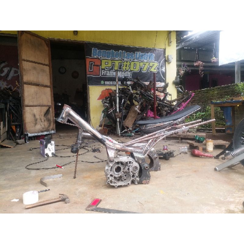 Rangka sambungan sleep engine