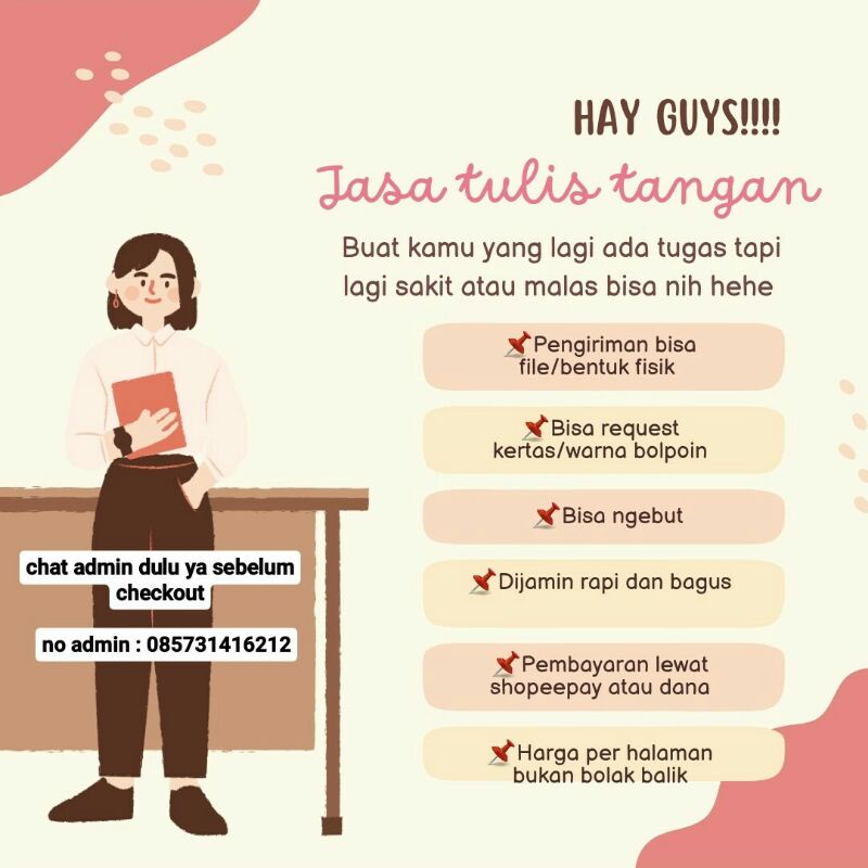 

jasa tulis cepat rapi dan jasa menggambar