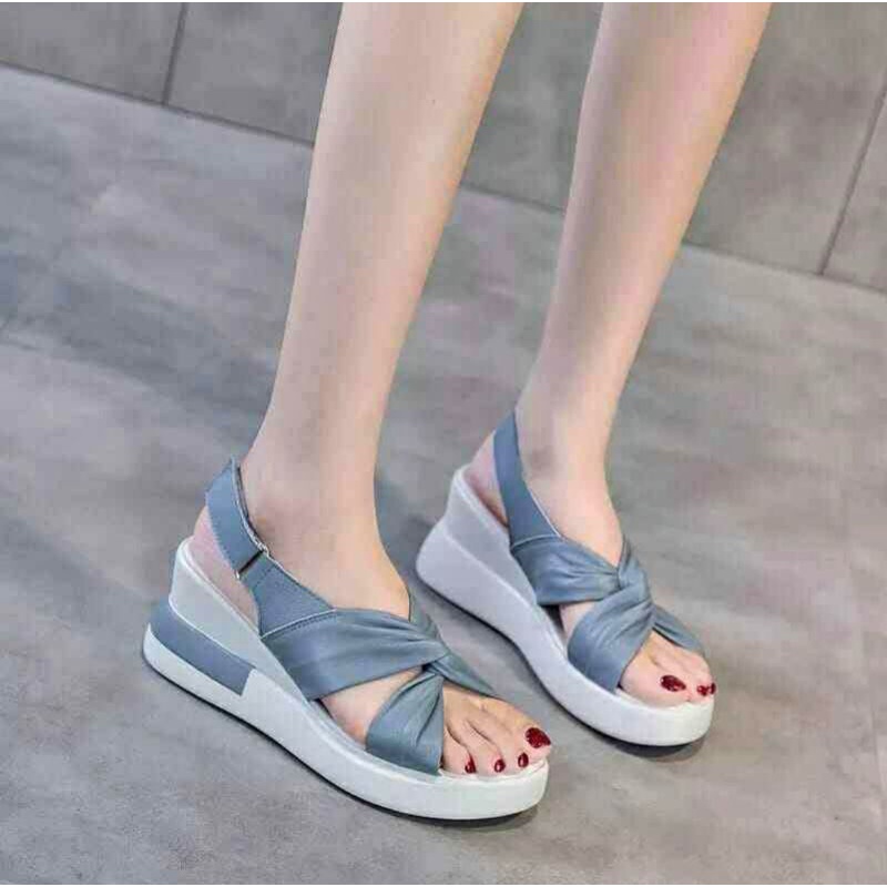 new arrival Wedges CECIL EXPAND 5CM/sandal wanita Slop kekinian Bisa Cod Termurah