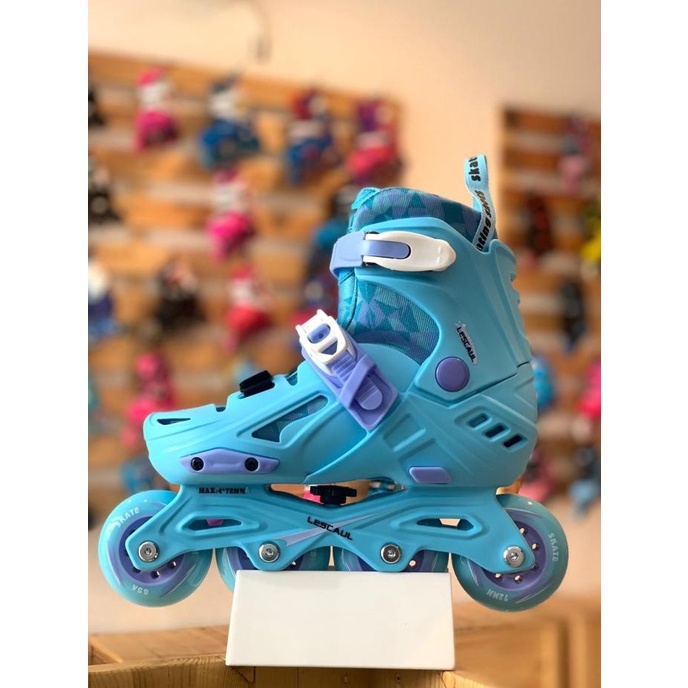 Sepatu Roda Anak Inline Skate Anak Lescaul Blue Bukan Cougar atau Lynx