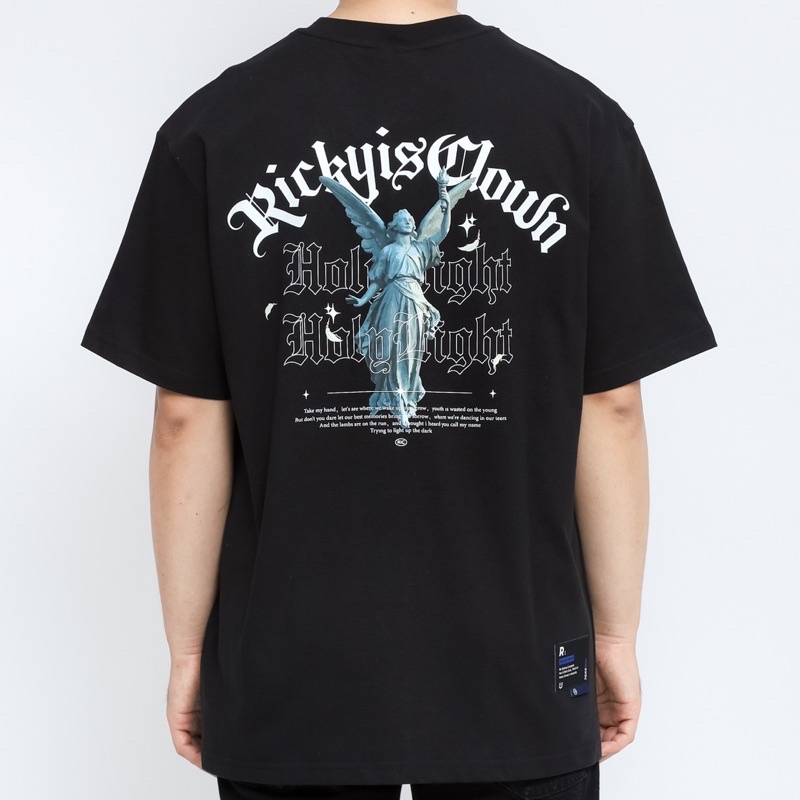 Ricky Is Clown Holy Light Black Tee