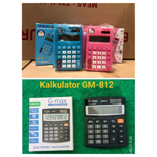 

Kalkulator G-max gm-812 motif karakter serbaguna/perlengkapan alat hitung untuk anak sekolah toko warung dll murah