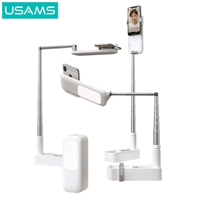 USAMS ZB209 Stand Phone Live Show Lipat Multi Fungsi Ring Light