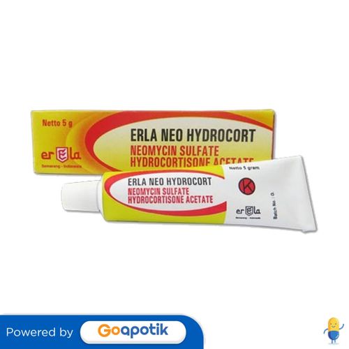 ERLA NEO HYDROCORT KRIM 5 GRAM