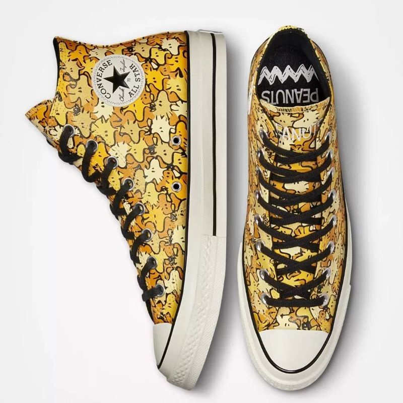 Converse 70s Hi X Peanuts snoopygrams A01871c Original Resmi