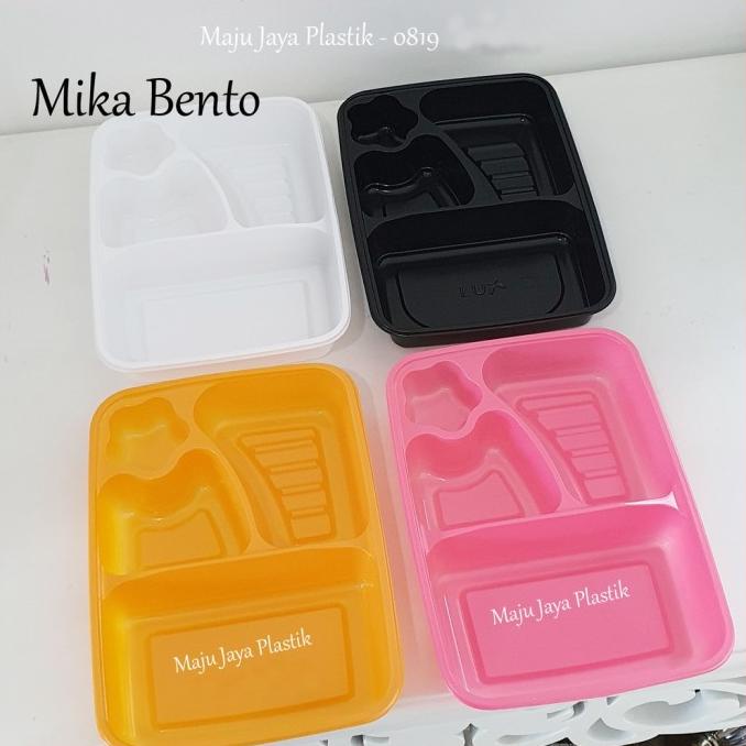 MURAH Mika Bento Sekat 5 isi 25pcs/ mika nasi bento