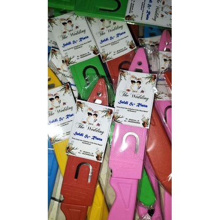Souvenir Pisau Kemas Plastik 50 pcs Souvenir Penikahan pisai sarung