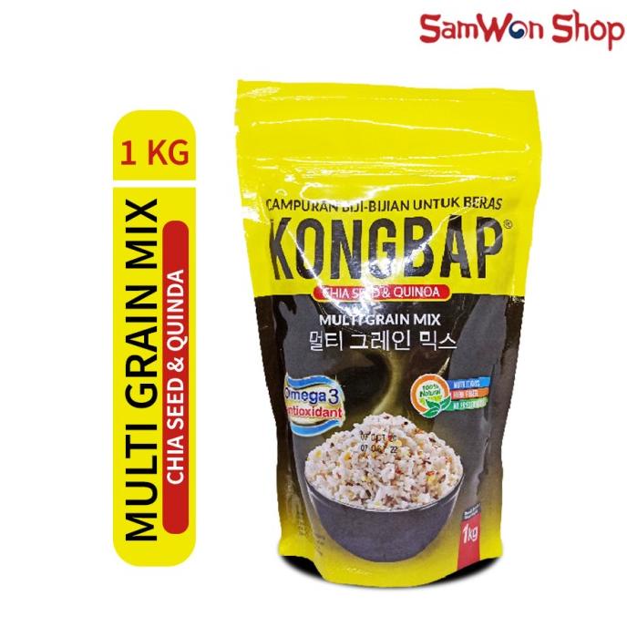 

Promo KONGBAP MULTIGRAIN MIX CHIA SEED & QUINDA 1KG - CAMPURAN UNTUK BERAS