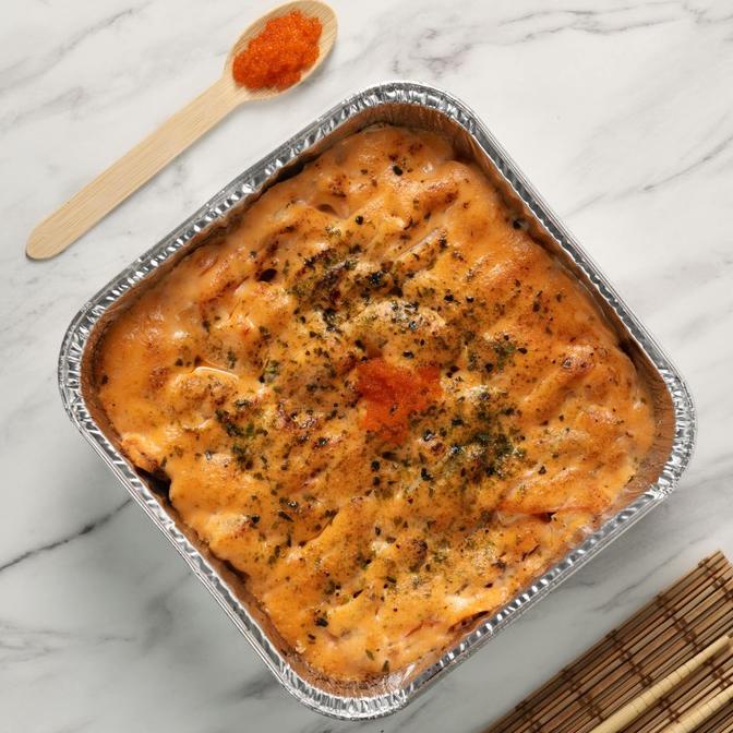 

Promo Salmon Kani Mentai Shirataki Family Size - Aburi Kitchen