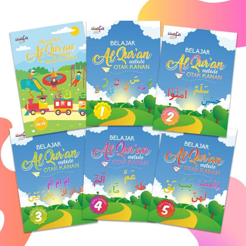 WAFA - BUKU TILAWAH BELAJAR AL-QUR'AN METODE OTAK KANAN