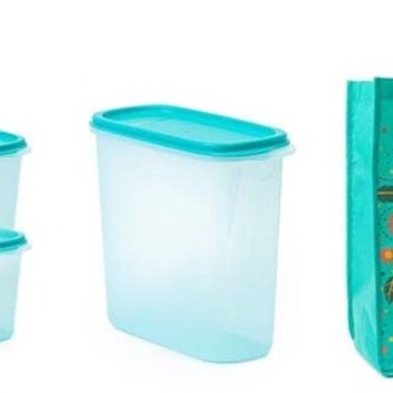 TEMPAT MAKANAN TUPPERWARE SMART SAVER OVAL NOMER 3 TOSKA TERMURAH 