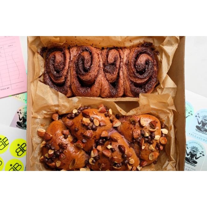 

Promo Ube Brioche Mix Cinnamon Chocolate