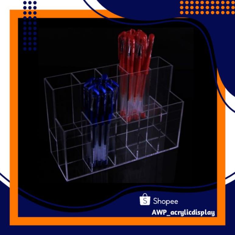 

Acrylic Organizer/Acrylic pen holder/Acrylic stationery organizer